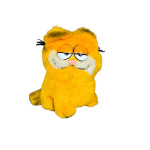 Vintage 1981 Garfield Plush 5" Jim Davis Dakin Cat Stuffed Animal Collectible